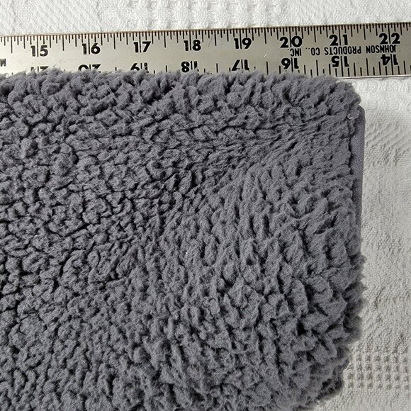 Express full zip hoodie deep pile sherpa front pockets safety stripe pink M/L - Picture 11 of 16